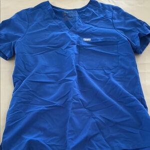 Figs women’s Blue Scrub Top size M